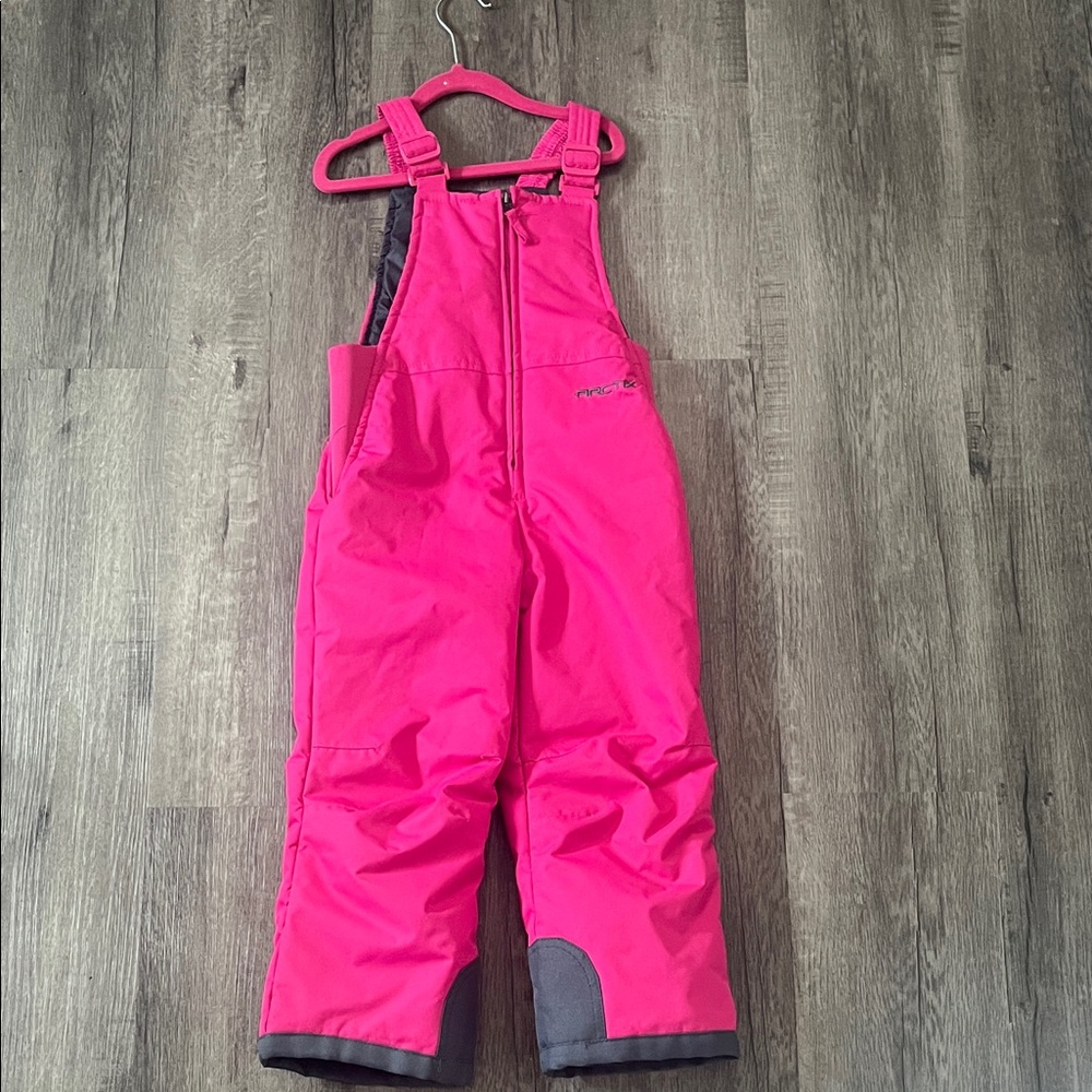 Pink Snow Bib Overalls